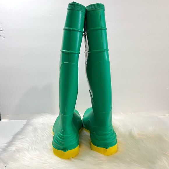 Men\'s Onguard  Hazmax Green 16” PVC Knee Boots Steel Toe Mens Size 8 main image 4